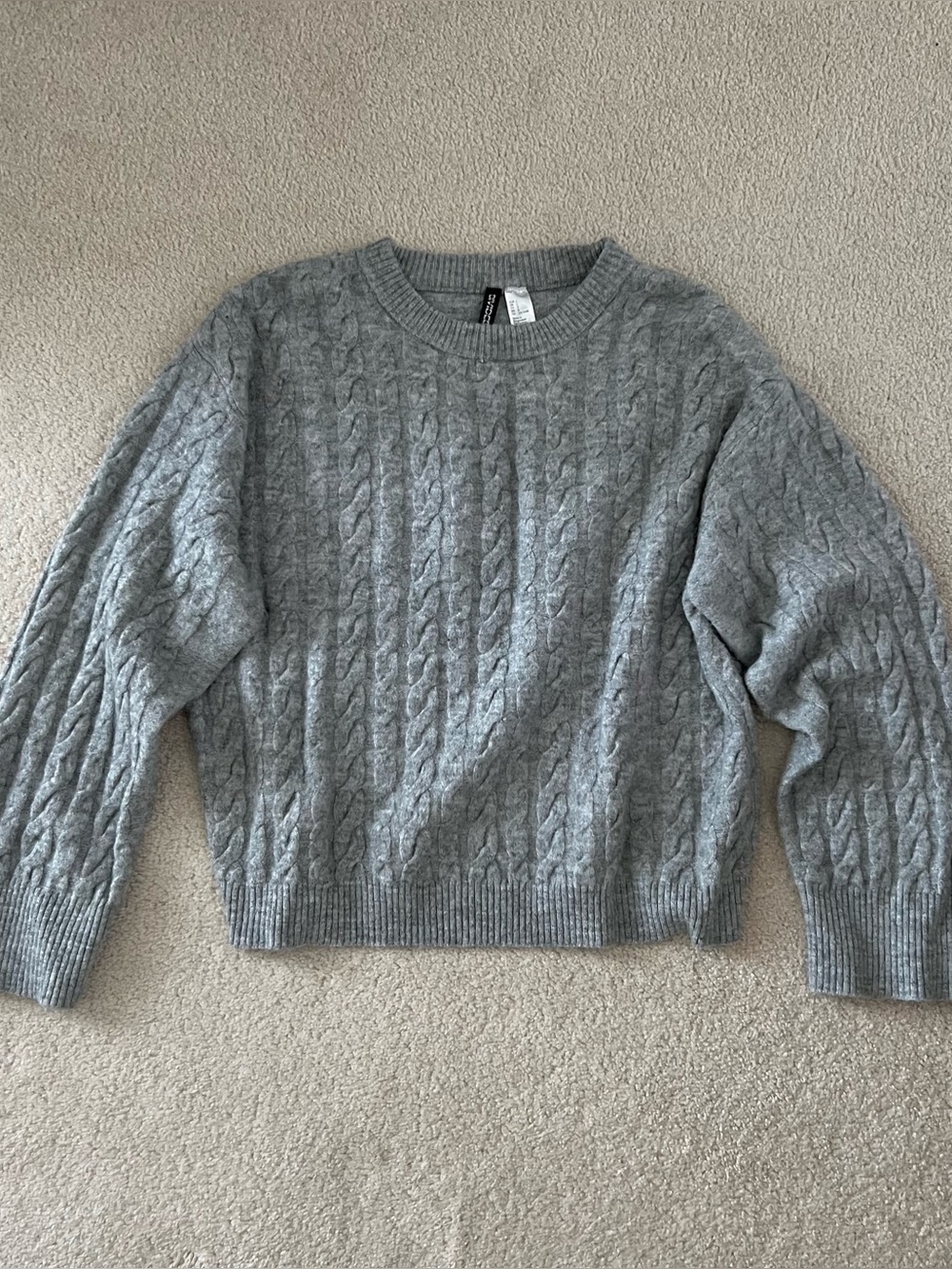 H&M cable knit sweater